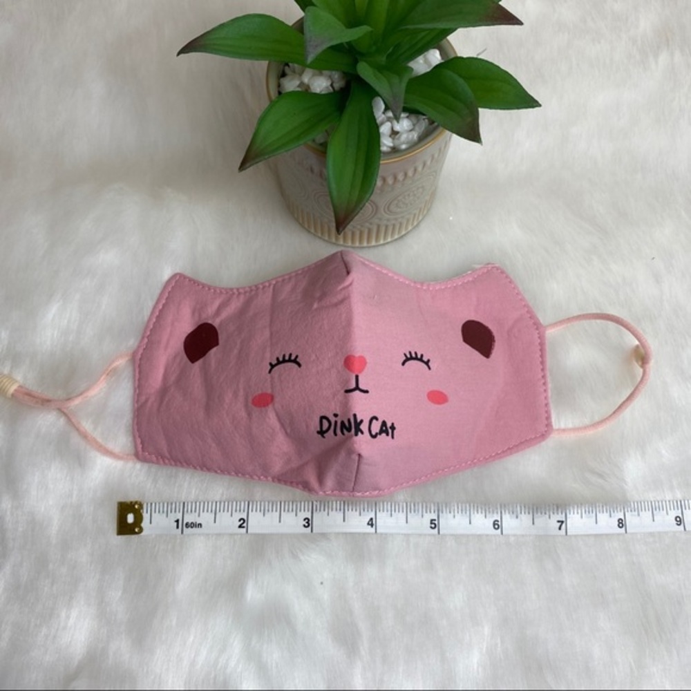 KIDS CUTE PINK CAT COTTON‎ FACE MASK